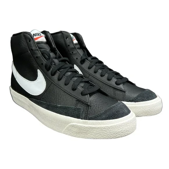 Nike Blazer Mid '77 Vintage Black White Sail Shoes BQ6806-002